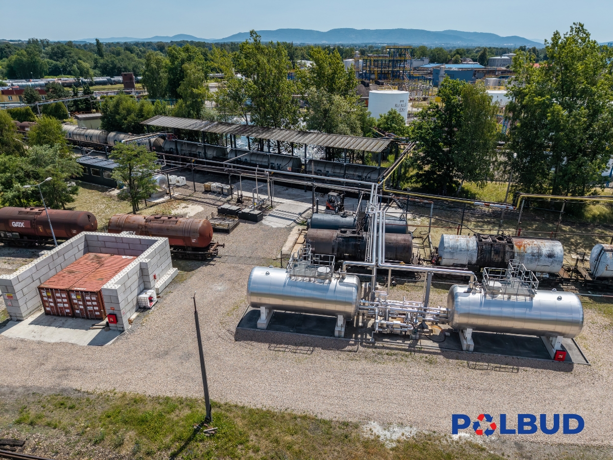 modernizacja instalacji do czyszczenia cystern kolejowych, autocystern i zbiorników