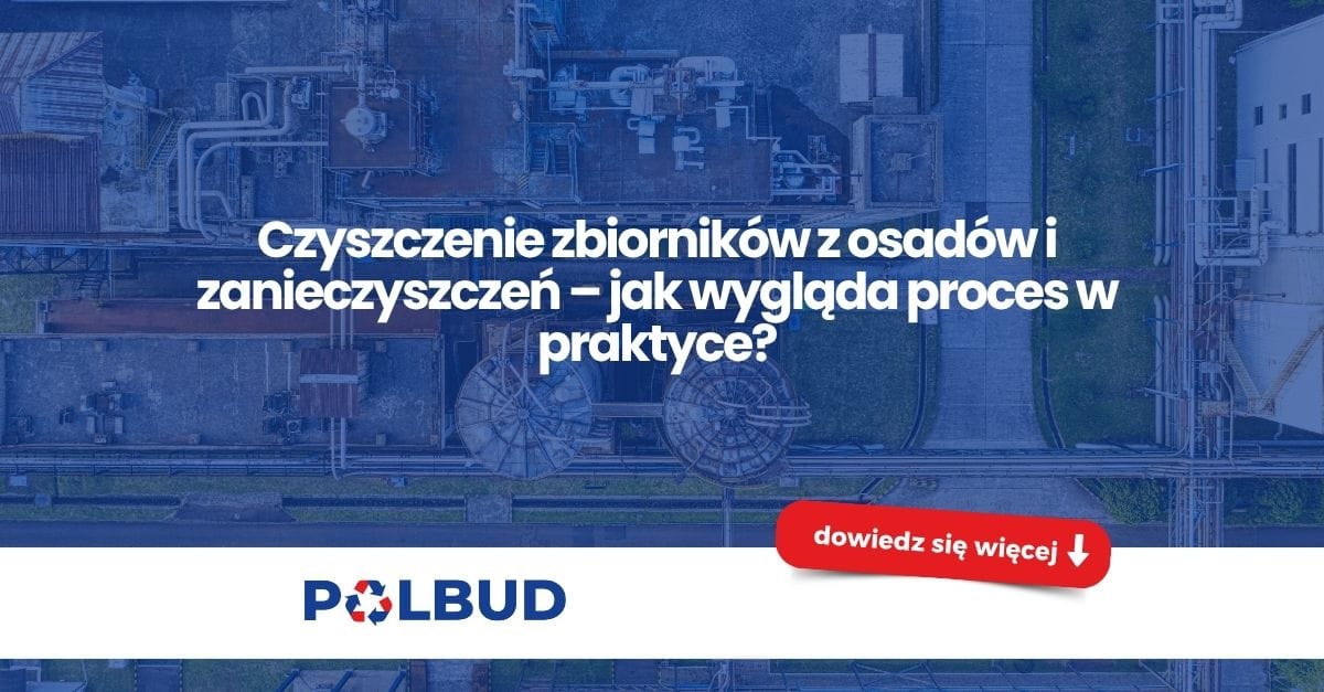 Osady i zanieczyszczenia zalegające w zbiorniku